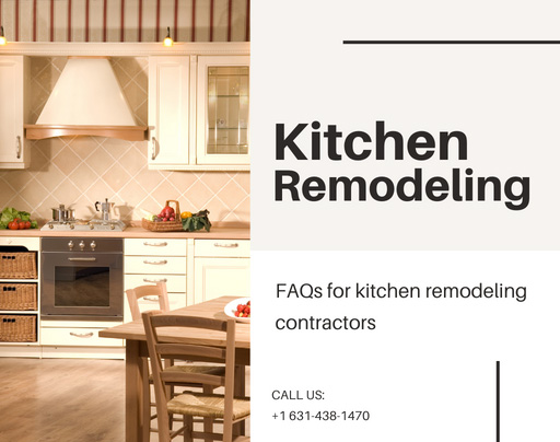 FAQs for kitchen remodeling contractors